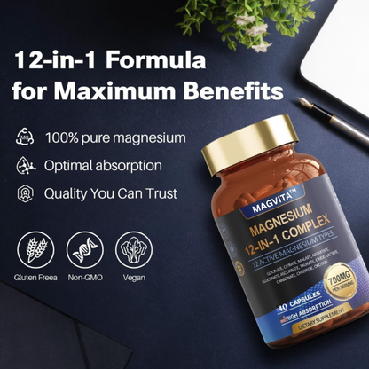 MagVita™ Magnesium 12-in-1 Complex – High Absorption