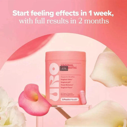 URO Vaginal Probiotics for Women – Supports pH Balance with Prebiotics & Lactoba