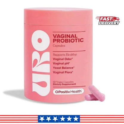 URO Vaginal Probiotics for Women – Supports pH Balance with Prebiotics & Lactoba
