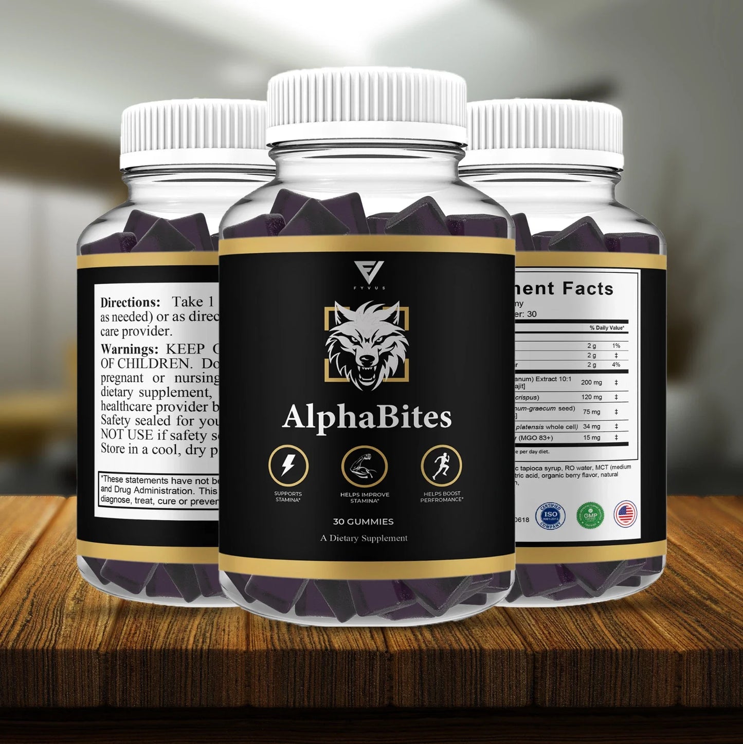 Alpha Bites Gummies AlphaBites Max Performance Gummy (1 Month Supply)