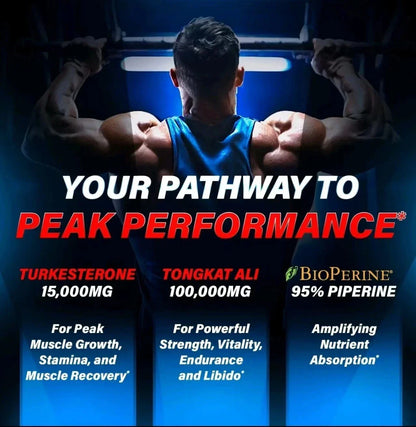 NEW Turkesterone120 Capsules - Non-GMO & Gluten Free Supplement-Shop