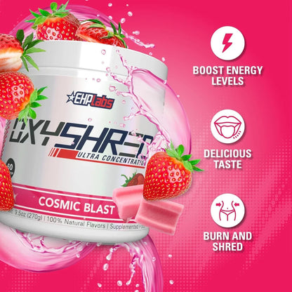 Oxyshred Pre Workout Powder - Preworkout Powder with L Glutamine & Acetyl L Carn