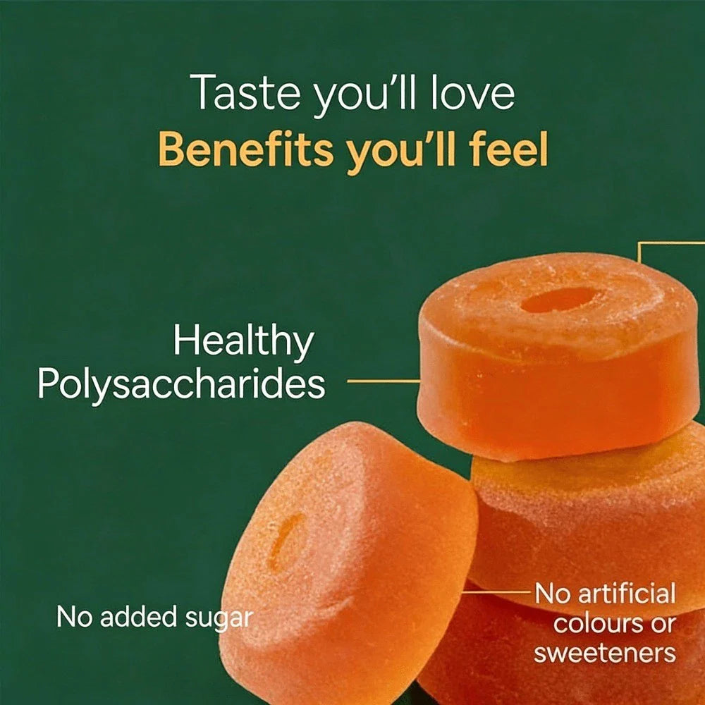 ROOT LABS Shilajit Gummies: KSM-66 Ashwagandha, Sugar-Free & Vegan