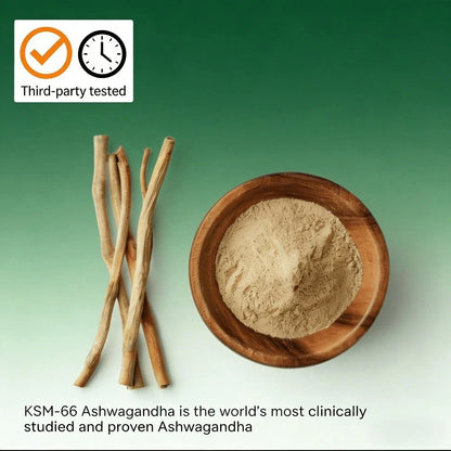 ROOT LABS Shilajit Gummies: KSM-66 Ashwagandha, Sugar-Free & Vegan