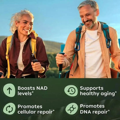 NAD+ Supplement for Anti-Aging Energy Focus & Nicotinamide Riboside Resveratrol-Shop