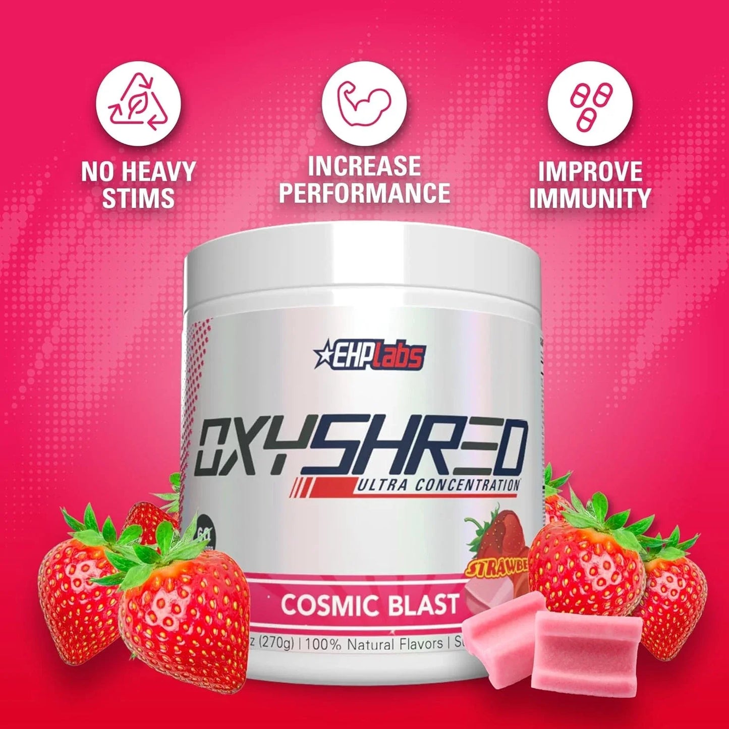 Oxyshred Pre Workout Powder - Preworkout Powder with L Glutamine & Acetyl L Carn