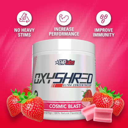 Oxyshred Pre Workout Powder - Preworkout Powder with L Glutamine & Acetyl L Carn