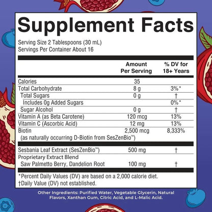 MaryRuth's Daily Liquid Hair Formula - Hair Support - Thicker Hair for Women16oz